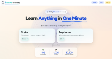 I Built “1 Minute Academy” After Realizing Most “Learning” Doesn’t Transfer