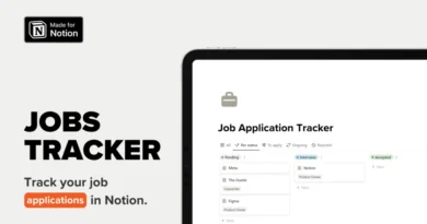 Notion Job Application Tracker