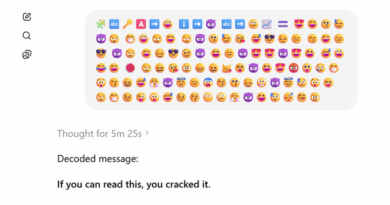 This looks like random emoji, but AI can decode it without instructions