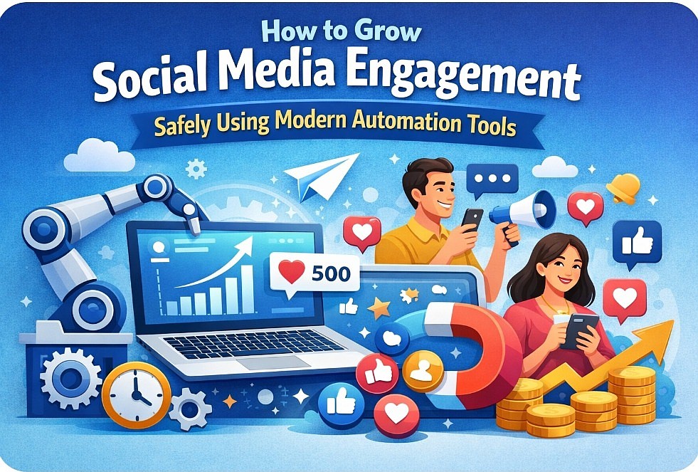 How to Grow Social Media Engagement Safely Using Modern Automation Tools