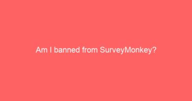 Am I banned from SurveyMonkey?