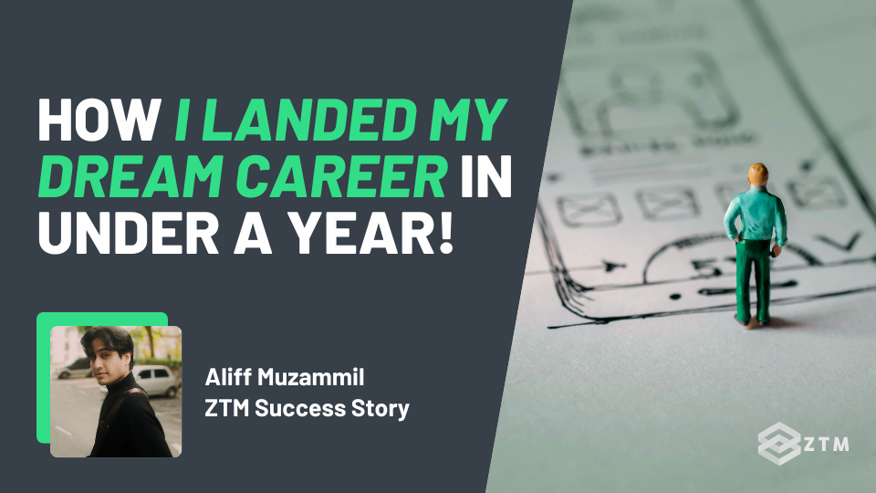 How I landed my dream career in under a year!