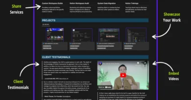 Notion Freelance Portfolio