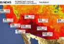 Maps show forecast for extreme heat wave scorching the West